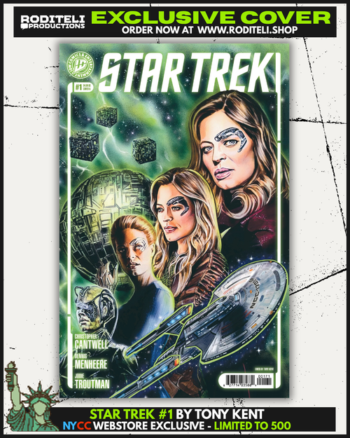 STAR TREK #1 COVER BY TONY KENT | NYCC EXCLUSIVE