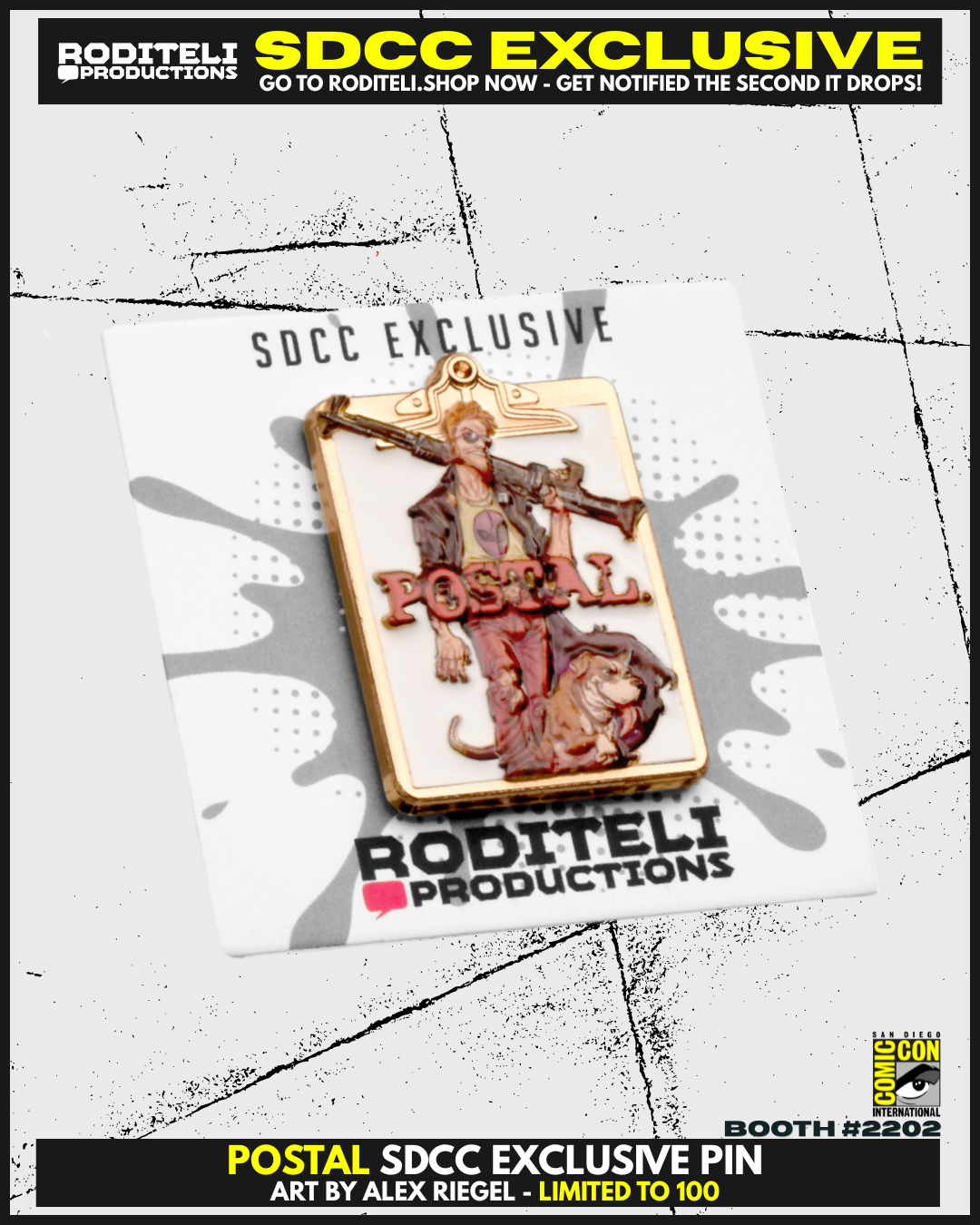 POSTAL ENAMEL PIN | SDCC EXCLUSIVE